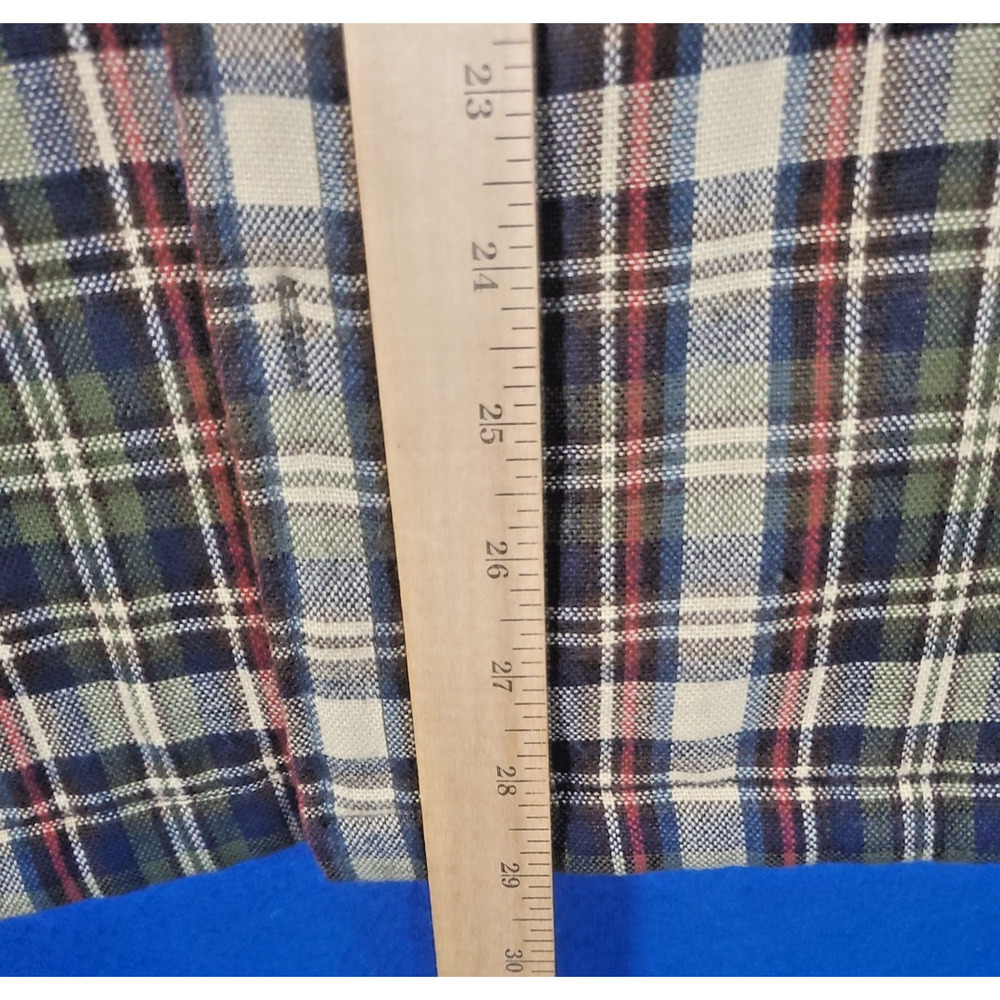 Casual Country Insulated Flannel Button Front Shirt Black & Gray Plaid Men's M - Picture 9 of 15